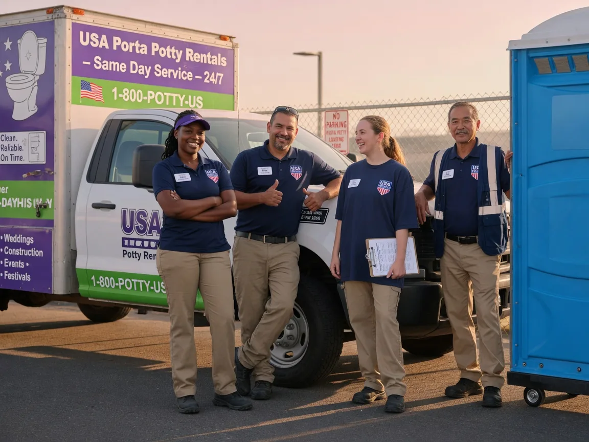 Porta Potty Rental company in Ellerbe, NC